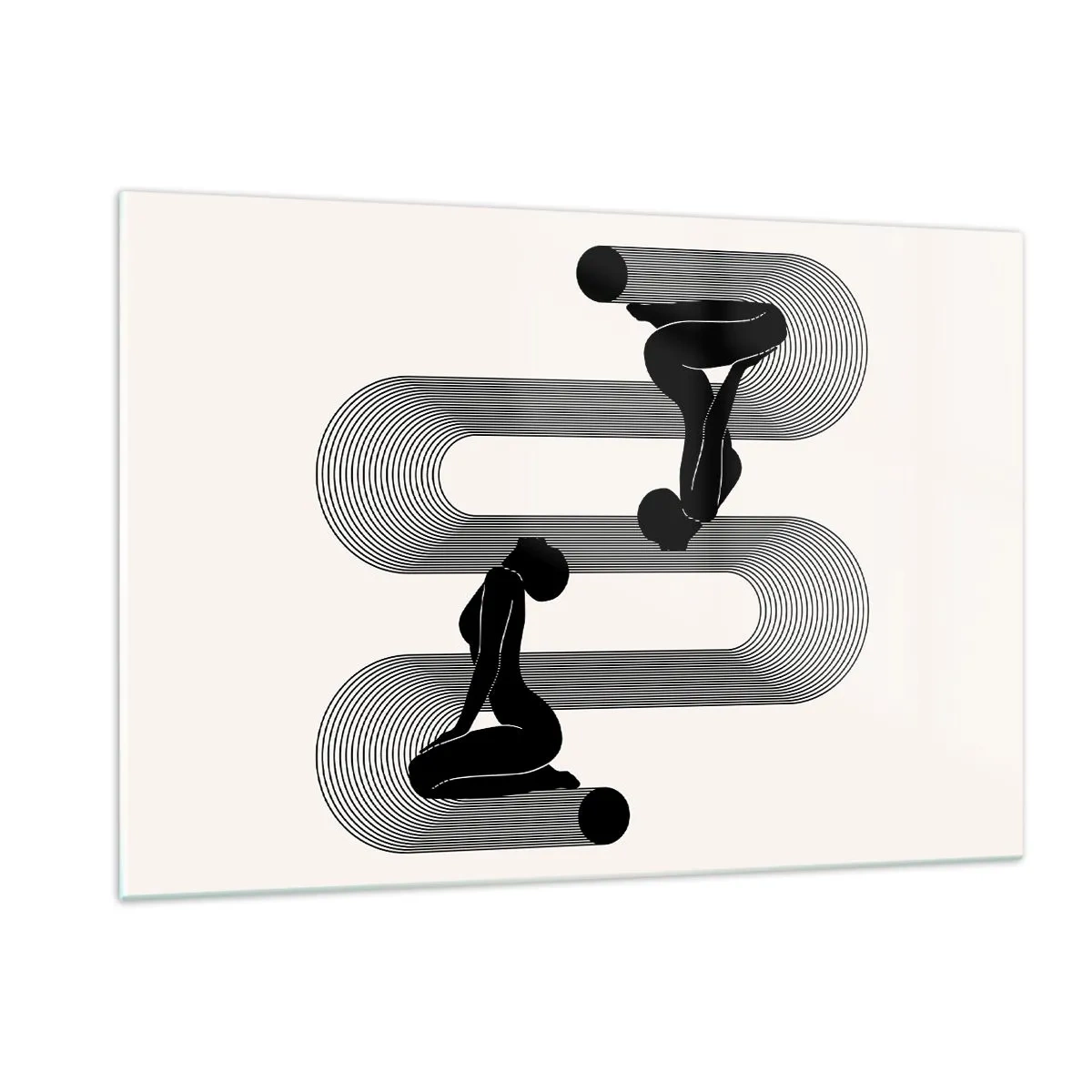 Glass picture - Sensual Symmetry - 120x80 cm