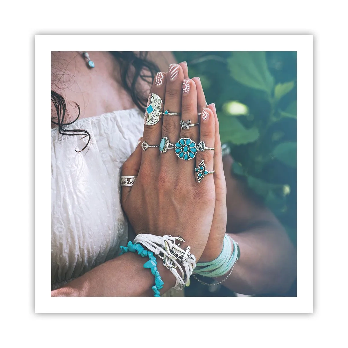 Poster - Welcome to the Centre of Wellbeing - 60x60 cm