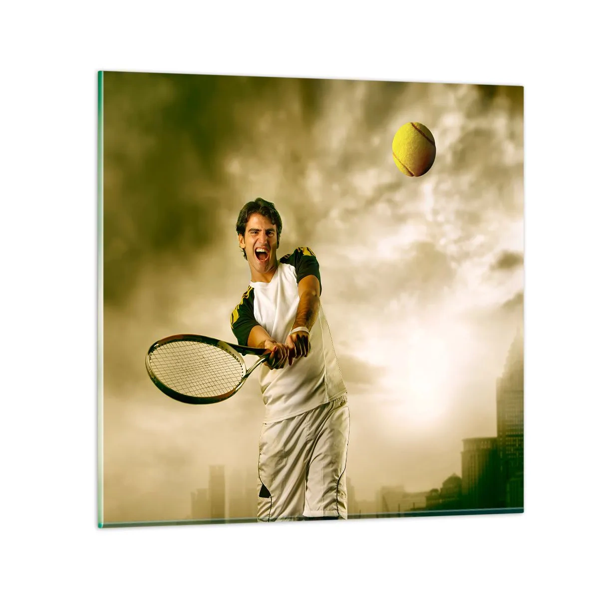 Glass picture - Energy And Joy - 30x30 cm