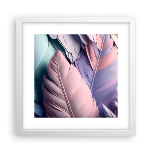 Poster in white frmae - Birdie Chic - 30x30 cm