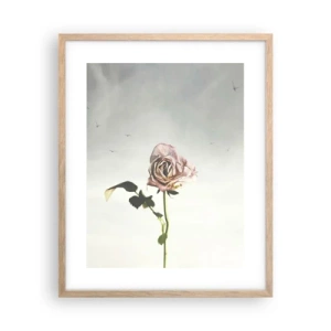 Poster in light oak frame - Welcoming of Spring - 40x50 cm