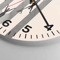 Clock face with numbers