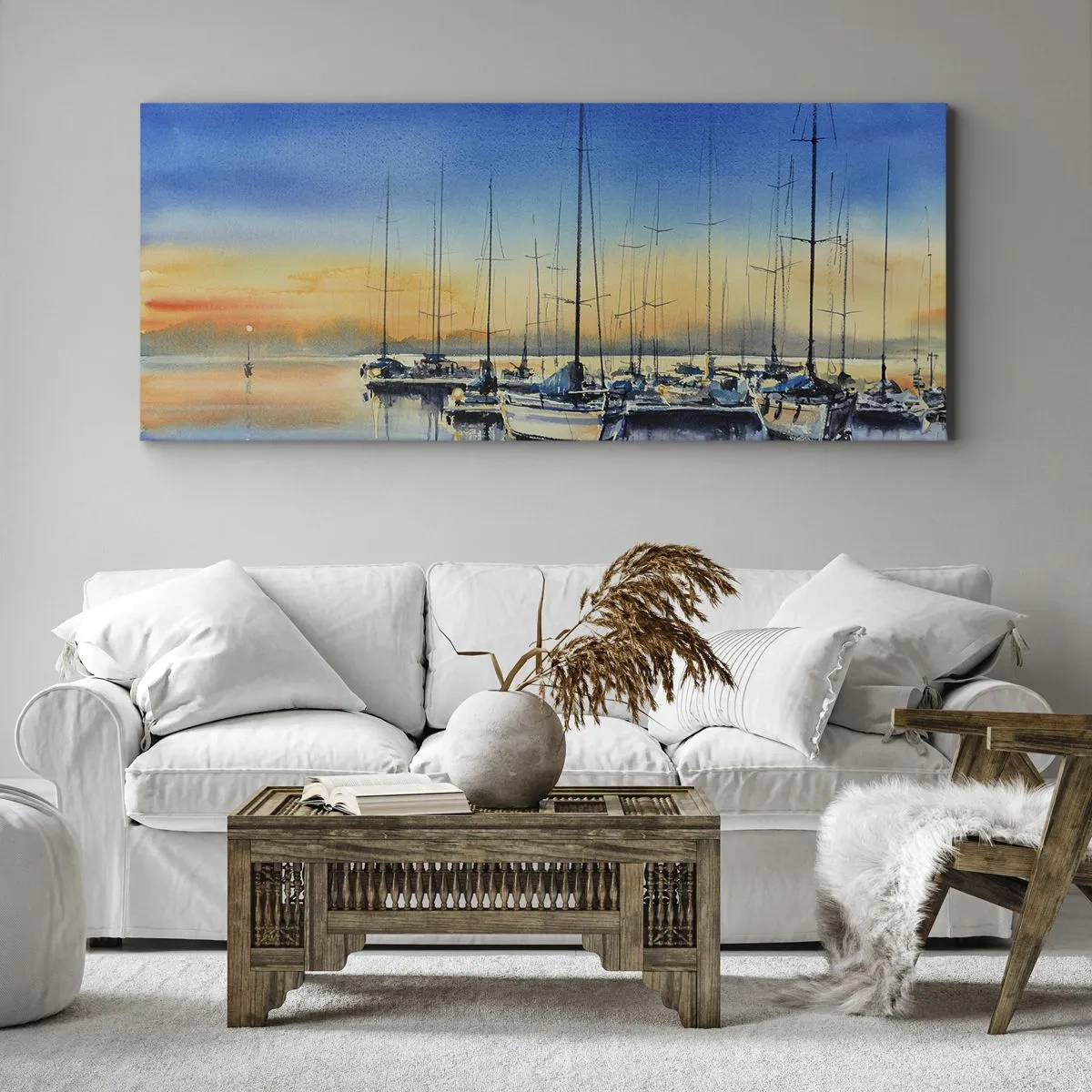 Canvas picture - The End of a Good Day - 140x50 cm