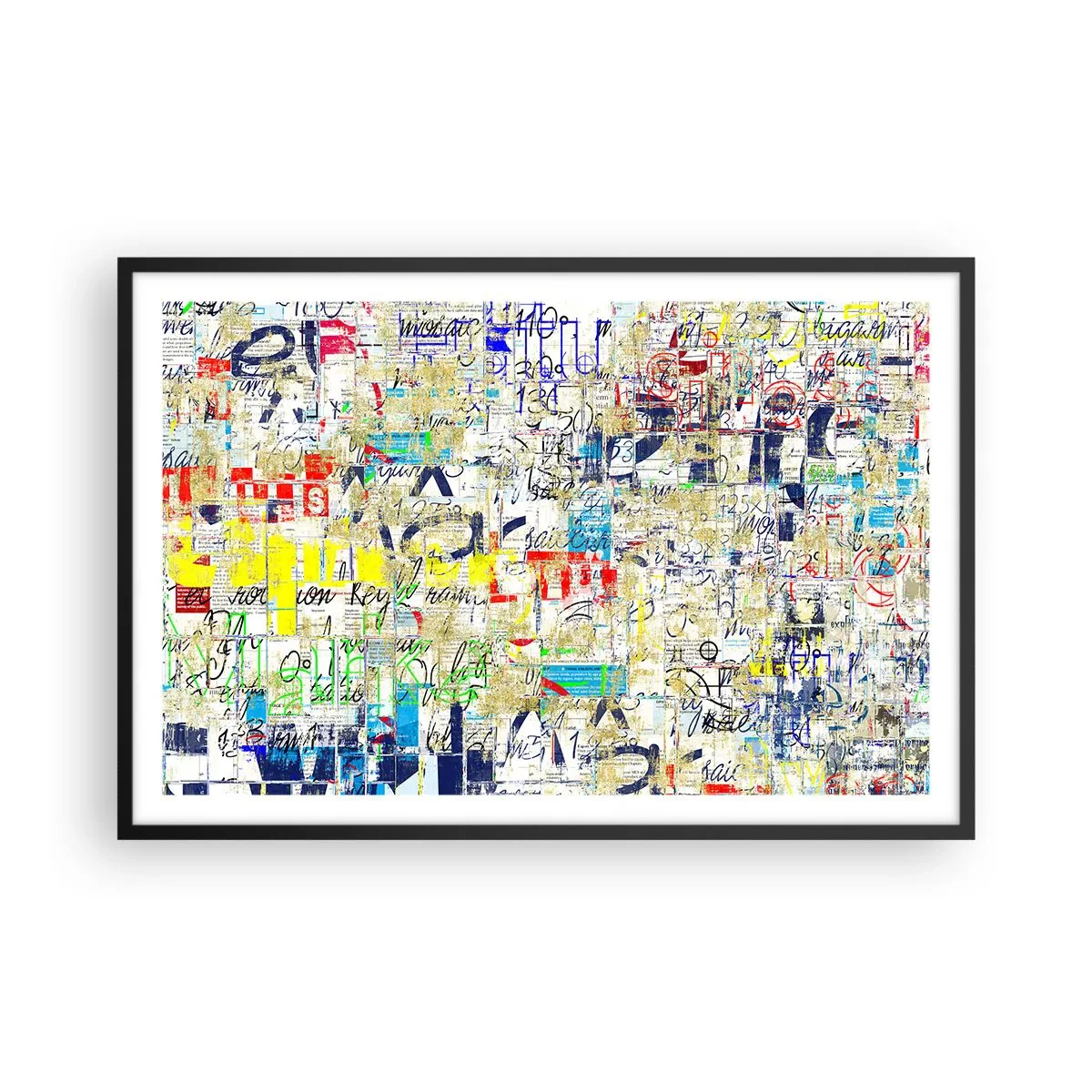 Poster in black frame - Feast for the Eyes - 91x61 cm