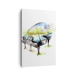 Canvas picture - Enchanted in Music - 80x120 cm