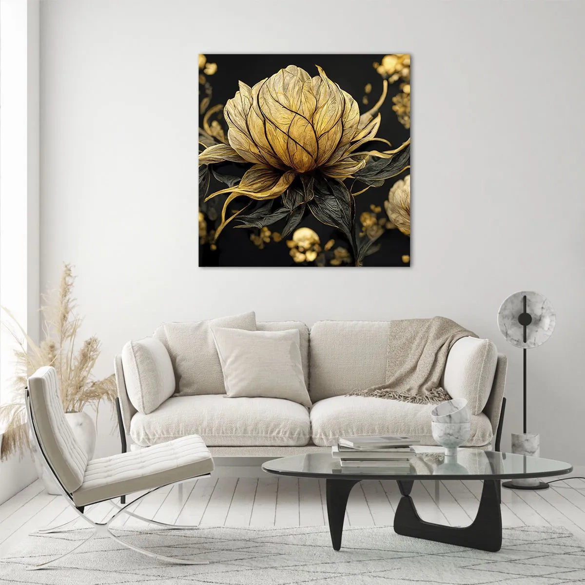 Glass picture - Subtle Fragility - 70x70 cm