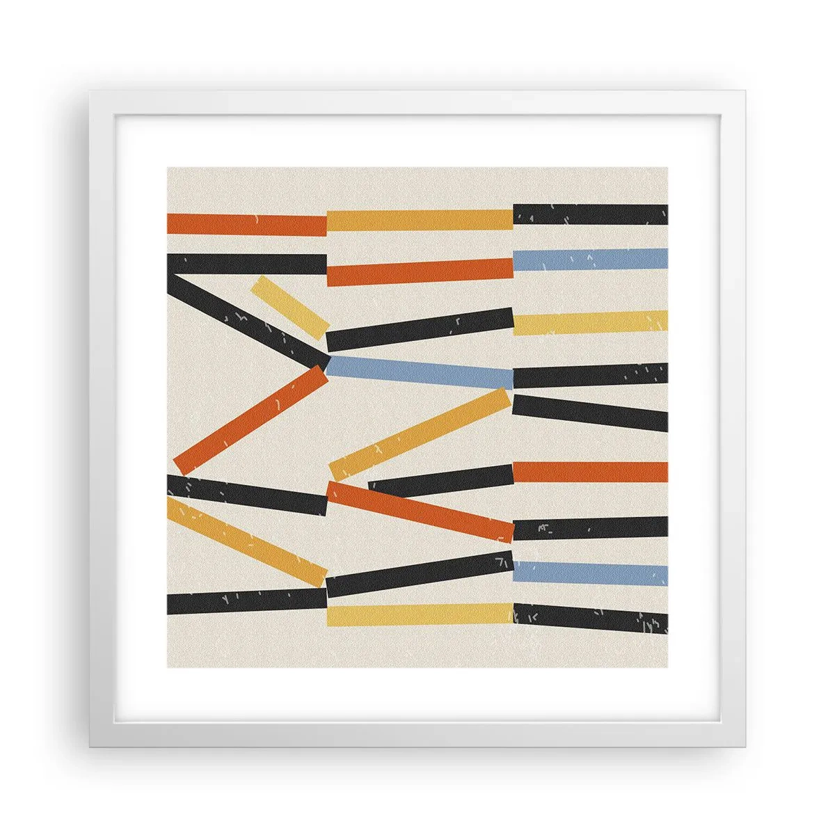 Poster in white frmae - Horizontal Composition - 40x40 cm