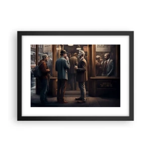 Poster in black frame - Good Time of the Day - 40x30 cm