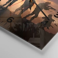 Clock face with numbers