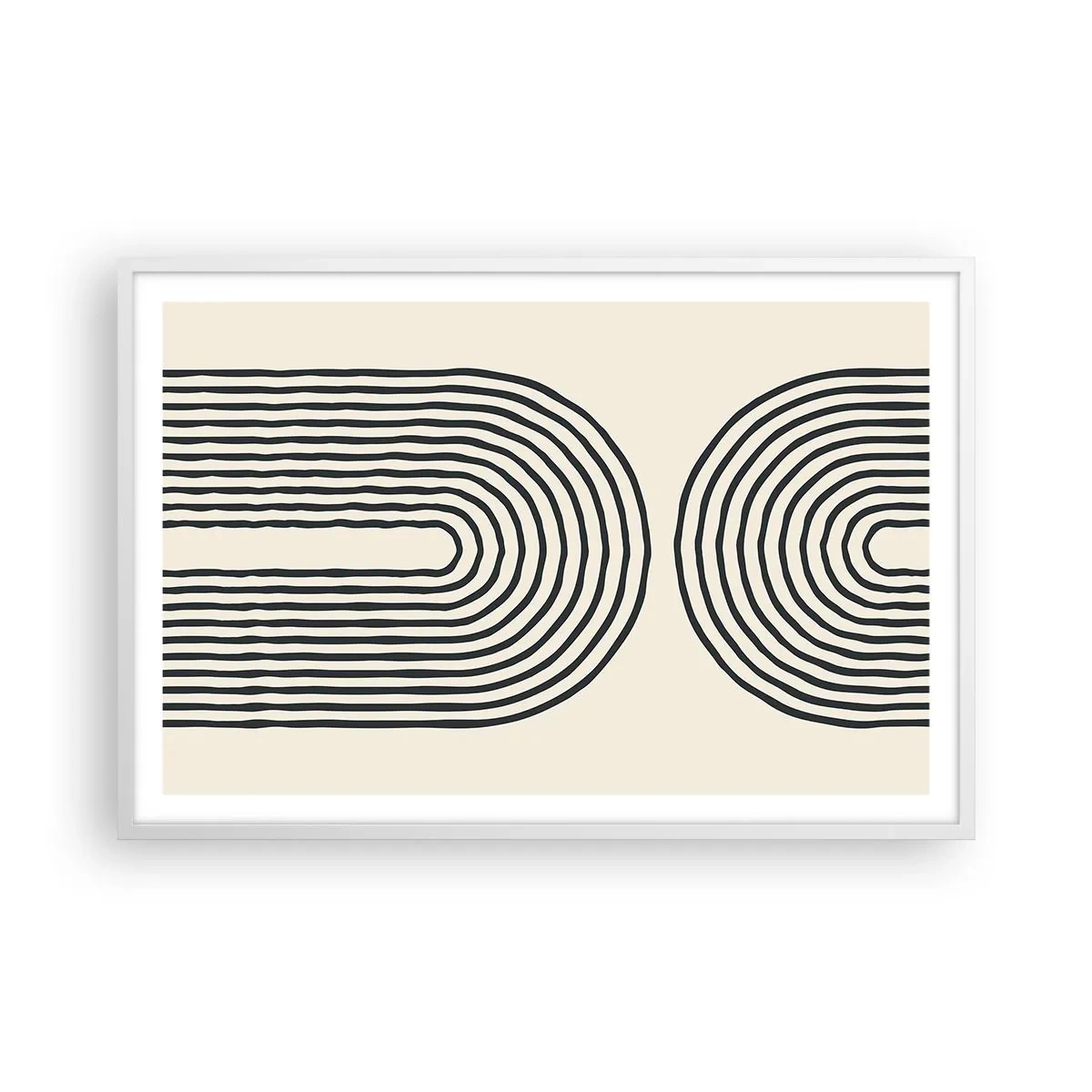 Poster in white frmae - In One Moment… - 91x61 cm