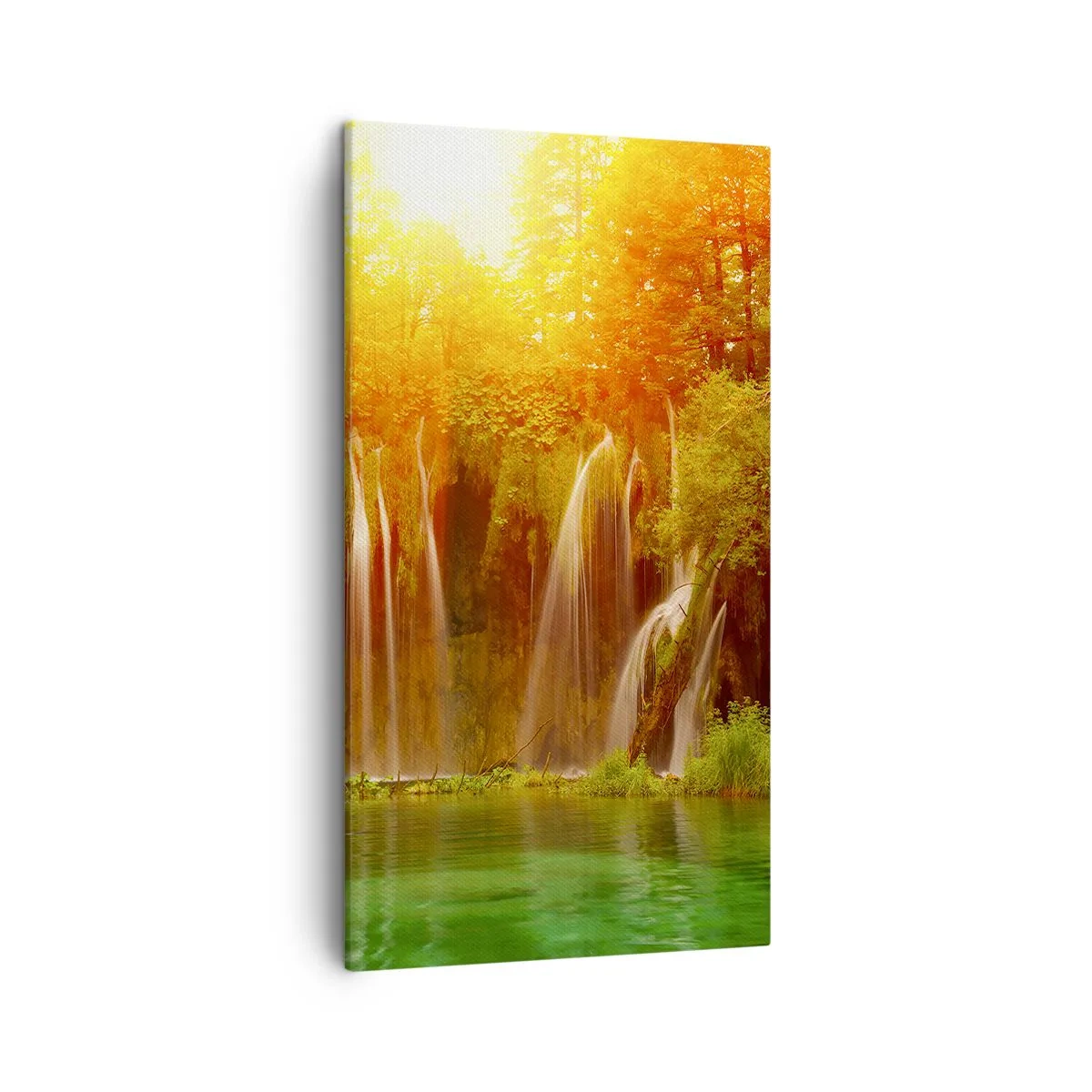 Canvas picture - In the Sun and in the Shade - 45x80 cm