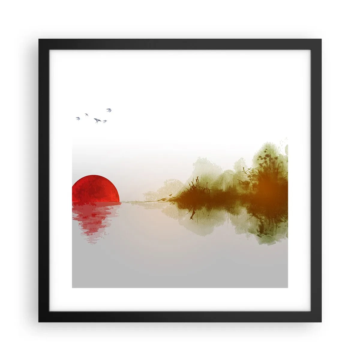 Poster in black frame - Promise of Peace - 40x40 cm