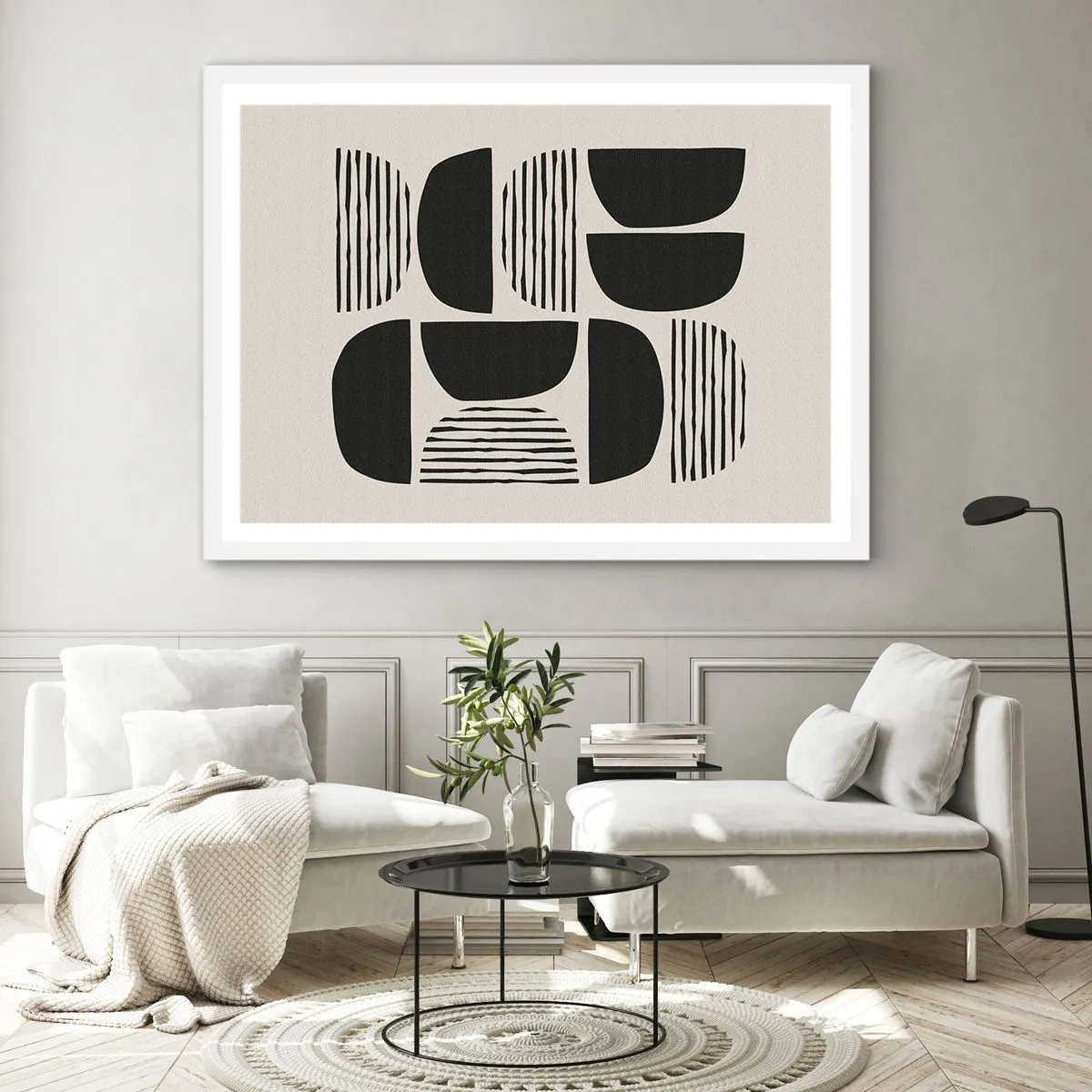 Poster in white frmae - Half-Systems - 50x40 cm