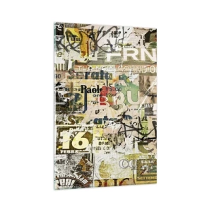 Glass picture - So Much Is Going on - 80x120 cm