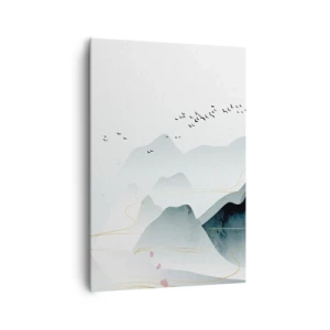 Canvas picture - Over the Peaks - 70x100 cm