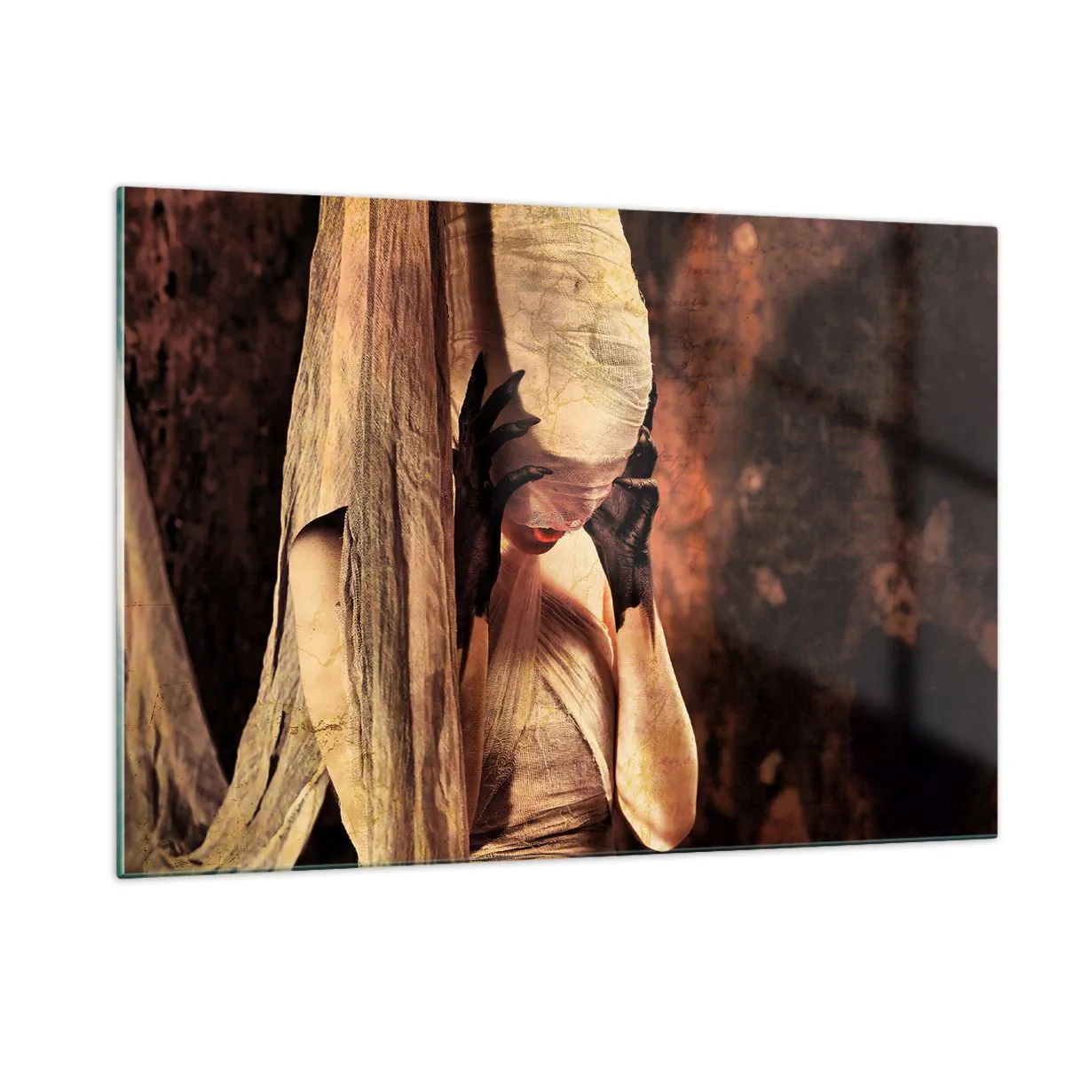 Glass picture - Between Good and Evil - 120x80 cm