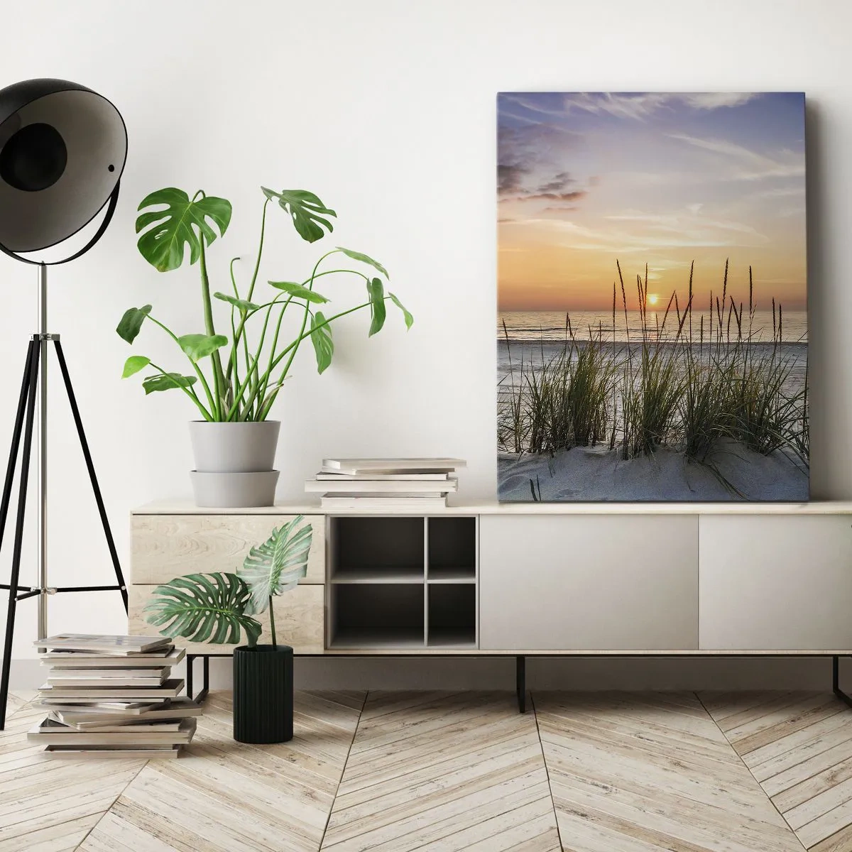 Canvas picture - Look, Think, Feel - 65x120 cm