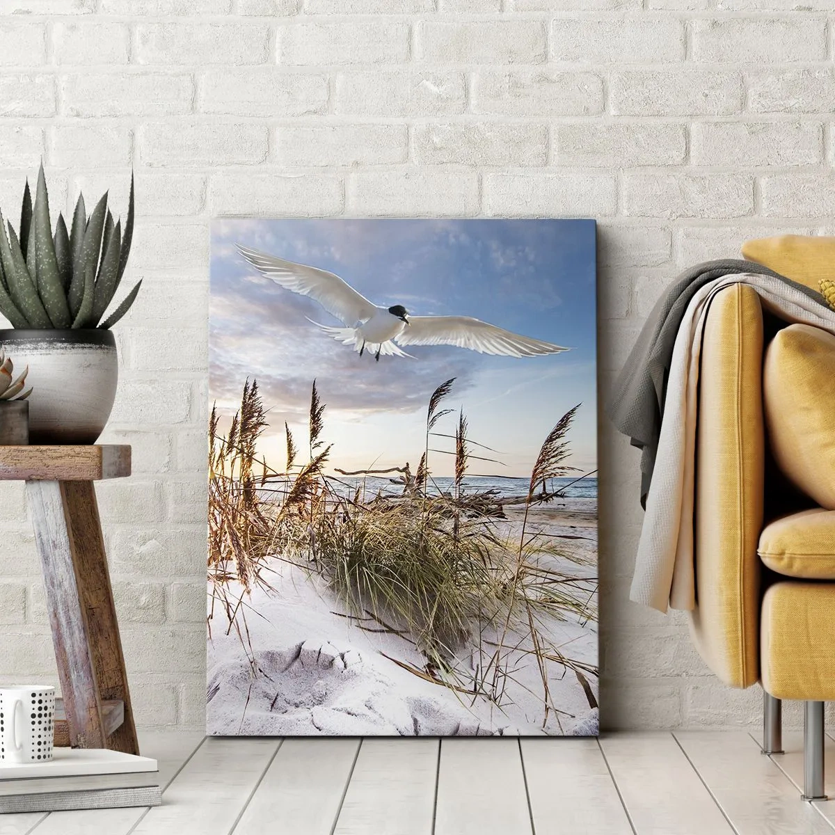 Canvas picture - Wind from the Sea - 45x80 cm