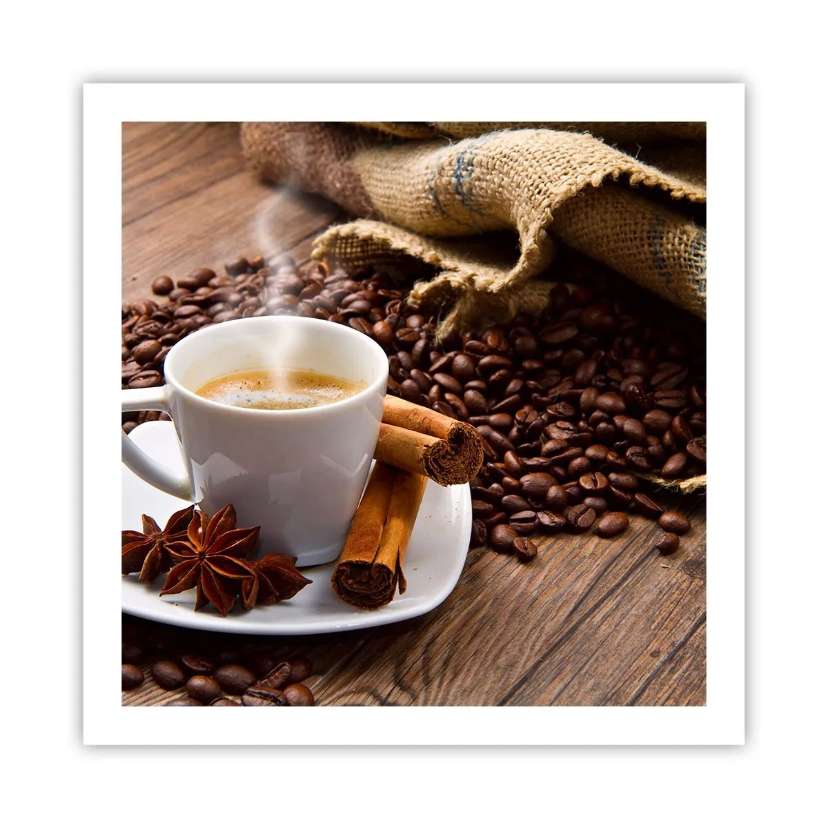 Poster - Spicy Flavour and Aroma - 60x60 cm