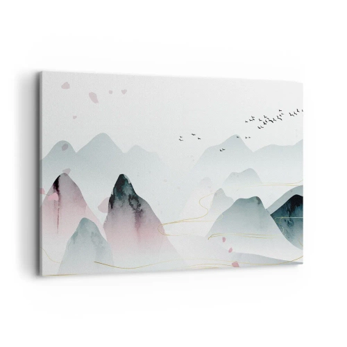 Canvas picture - Over the Peaks - 100x70 cm