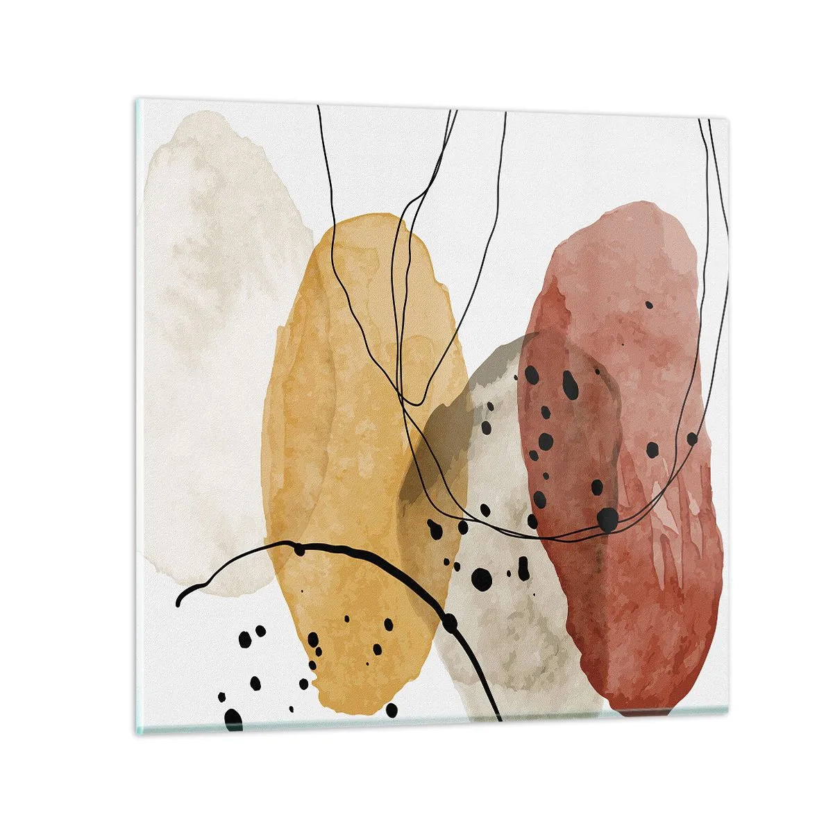 Glass picture - Like a Light Air - 30x30 cm