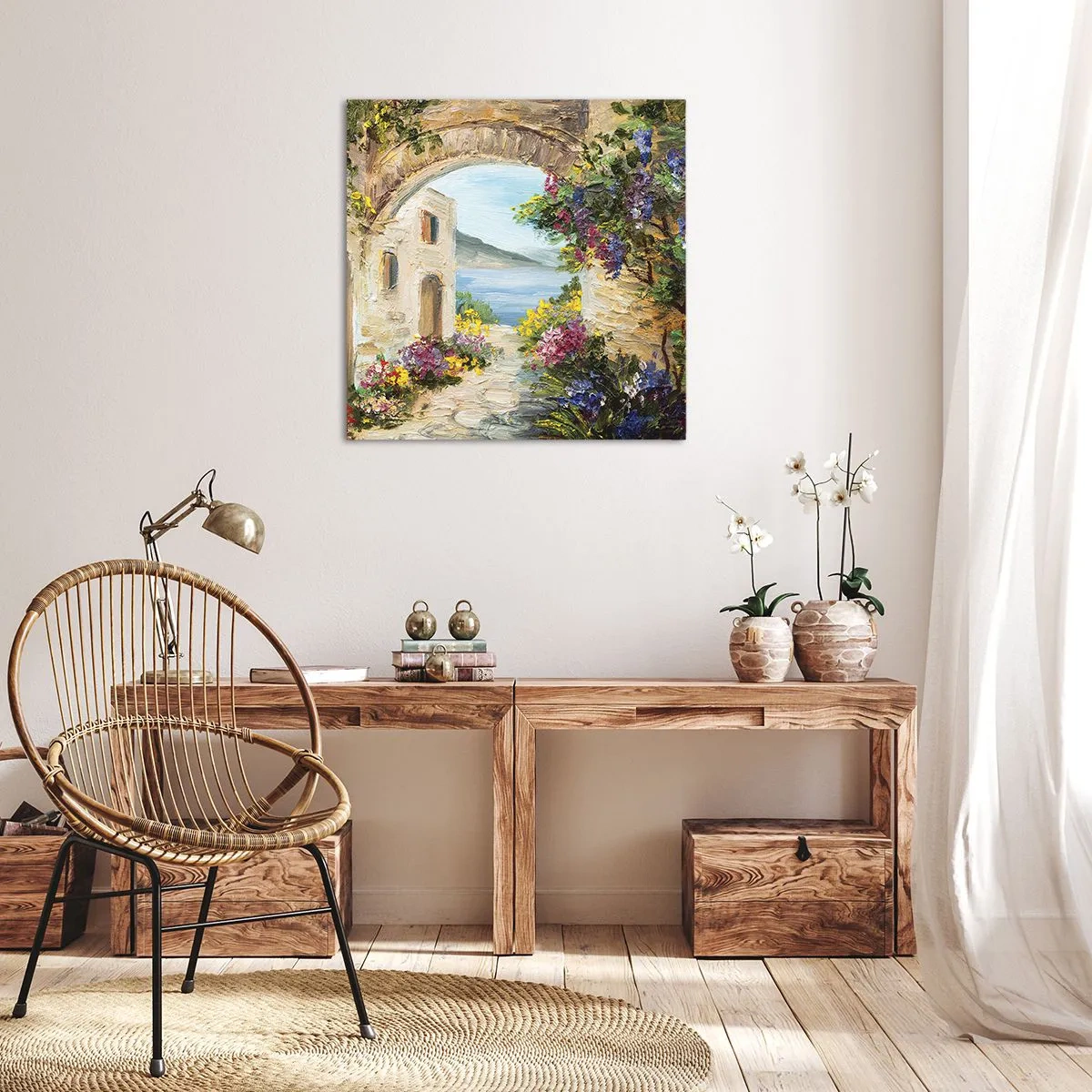 Canvas picture - Charm of a Sea Province - 50x50 cm