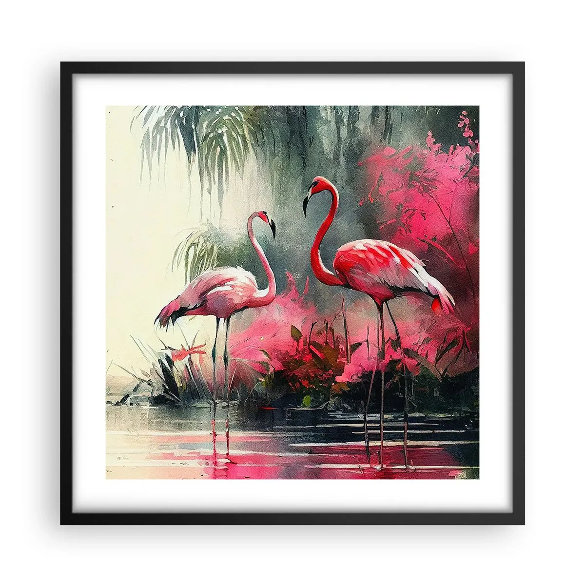Poster in black frame - Class of Natural Charm - 50x50 cm