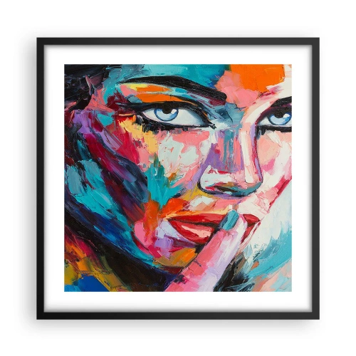 Poster in black frame - Our First Secret - 50x50 cm