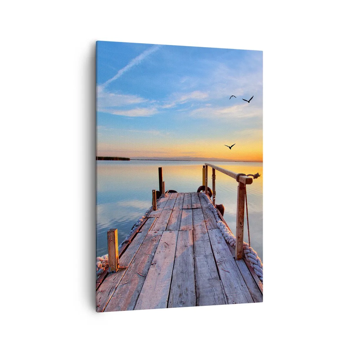 Canvas picture - Walk towards the Sun - 70x100 cm