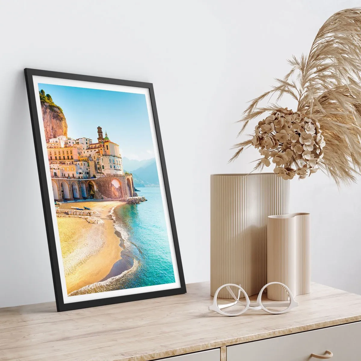 Poster in black frame - Incredible City - 30x40 cm