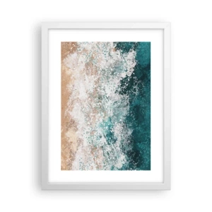 Poster in white frmae - Sea Tales - 30x40 cm