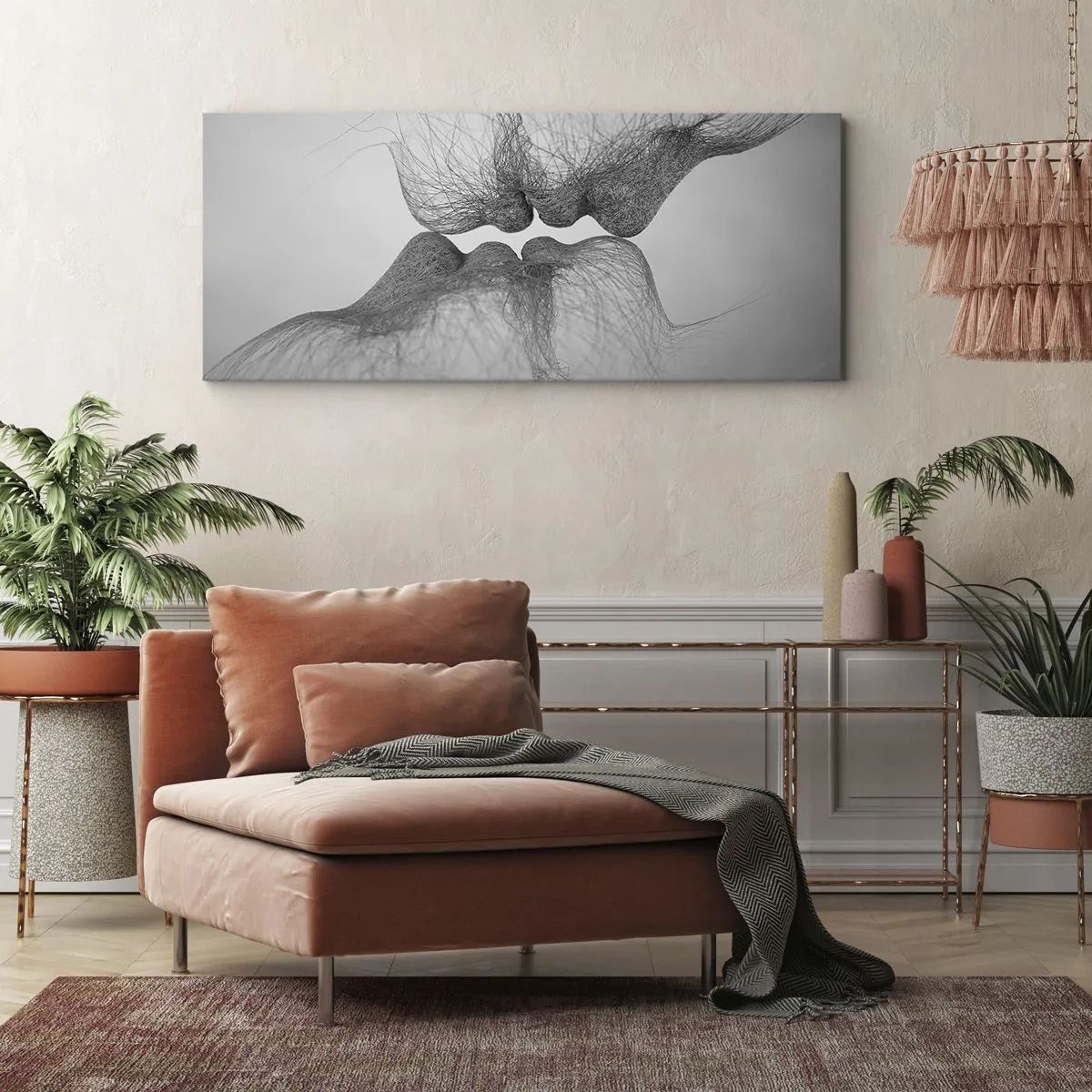 Canvas picture - Kiss of the Wind - 100x40 cm