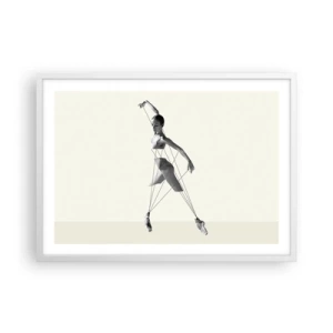 Poster in white frmae - In the Theatre of the World - 70x50 cm