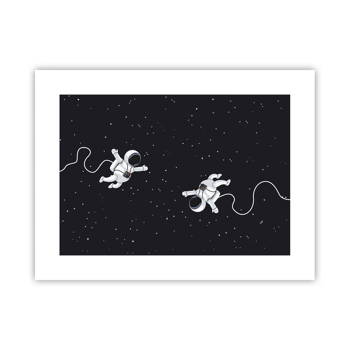 Poster - Space Dance - 40x30 cm