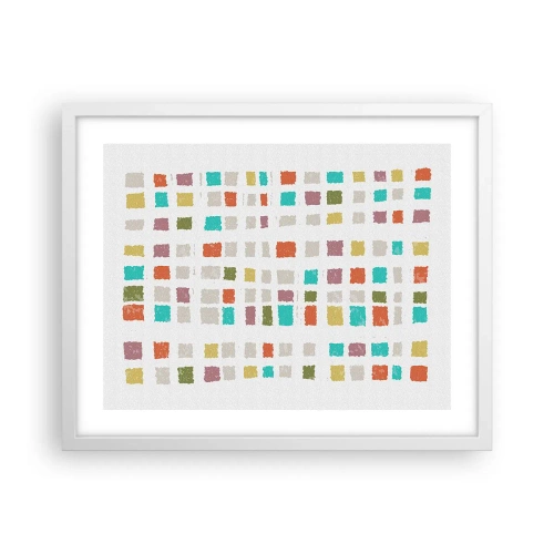 Poster in white frmae - Unknown Game - 50x40 cm