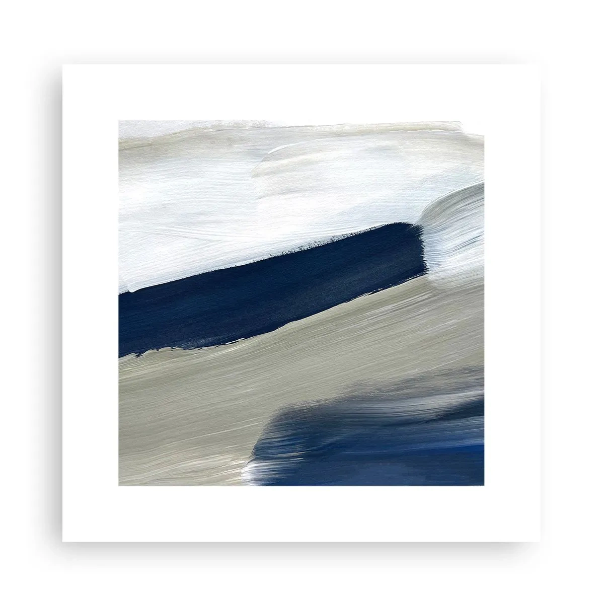 Poster - Encounter with White - 30x30 cm