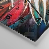 Clock face with numbers