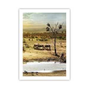 Poster - There Is a River that Flows from Eden - 50x70 cm