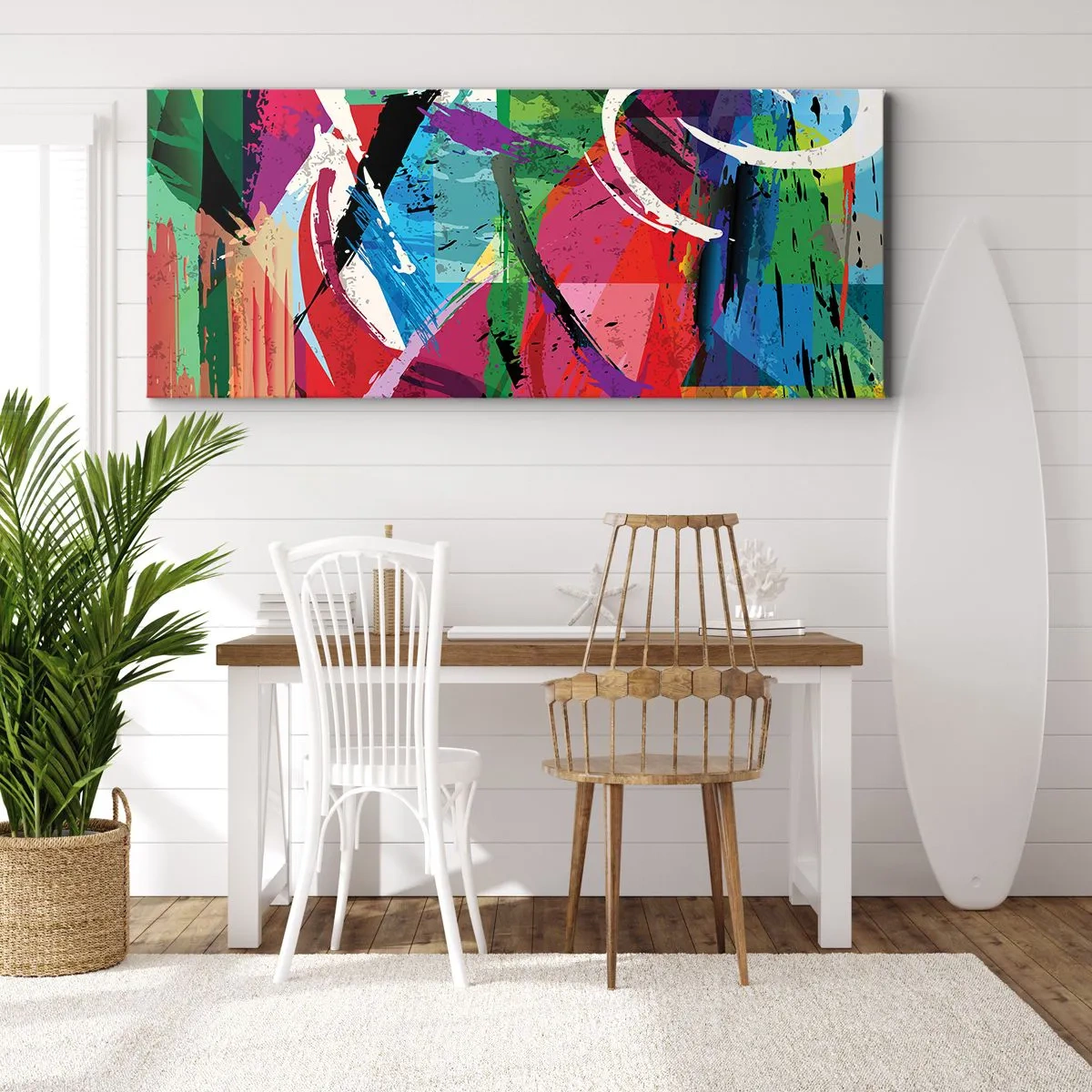 Canvas picture - Fast, Vividly and Jamming - 100x40 cm