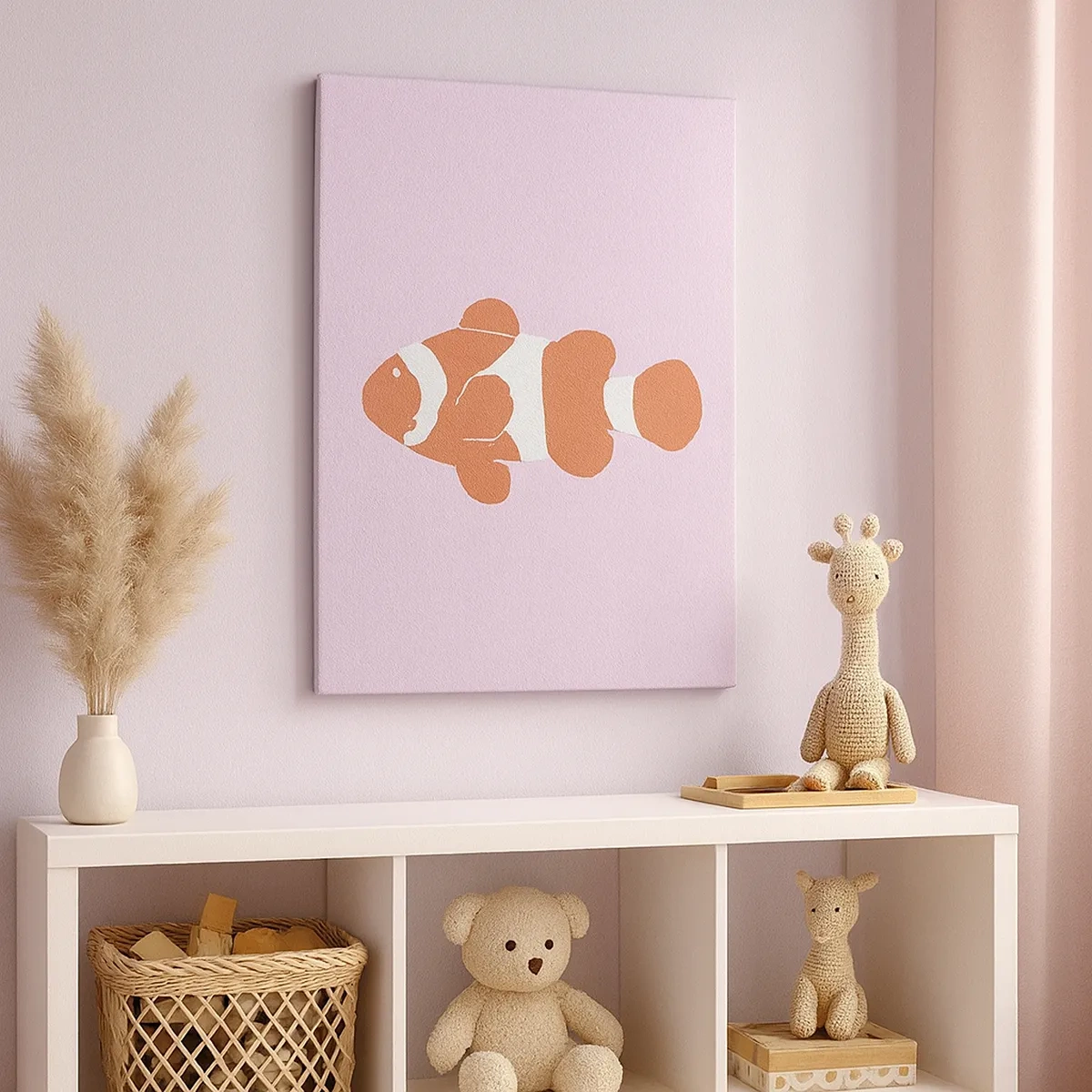 Canvas picture - Coral Suits Her from Head to Tail - 50x70 cm