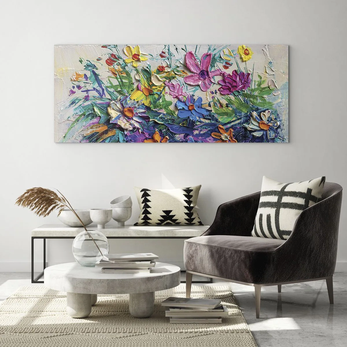 Glass picture - Not So Still Nature - 100x40 cm