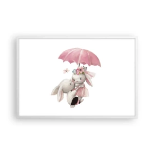 Poster in white frmae - This Is Love - 91x61 cm