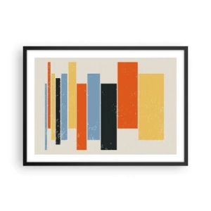 Poster in black frame - Notation of Music - 70x50 cm