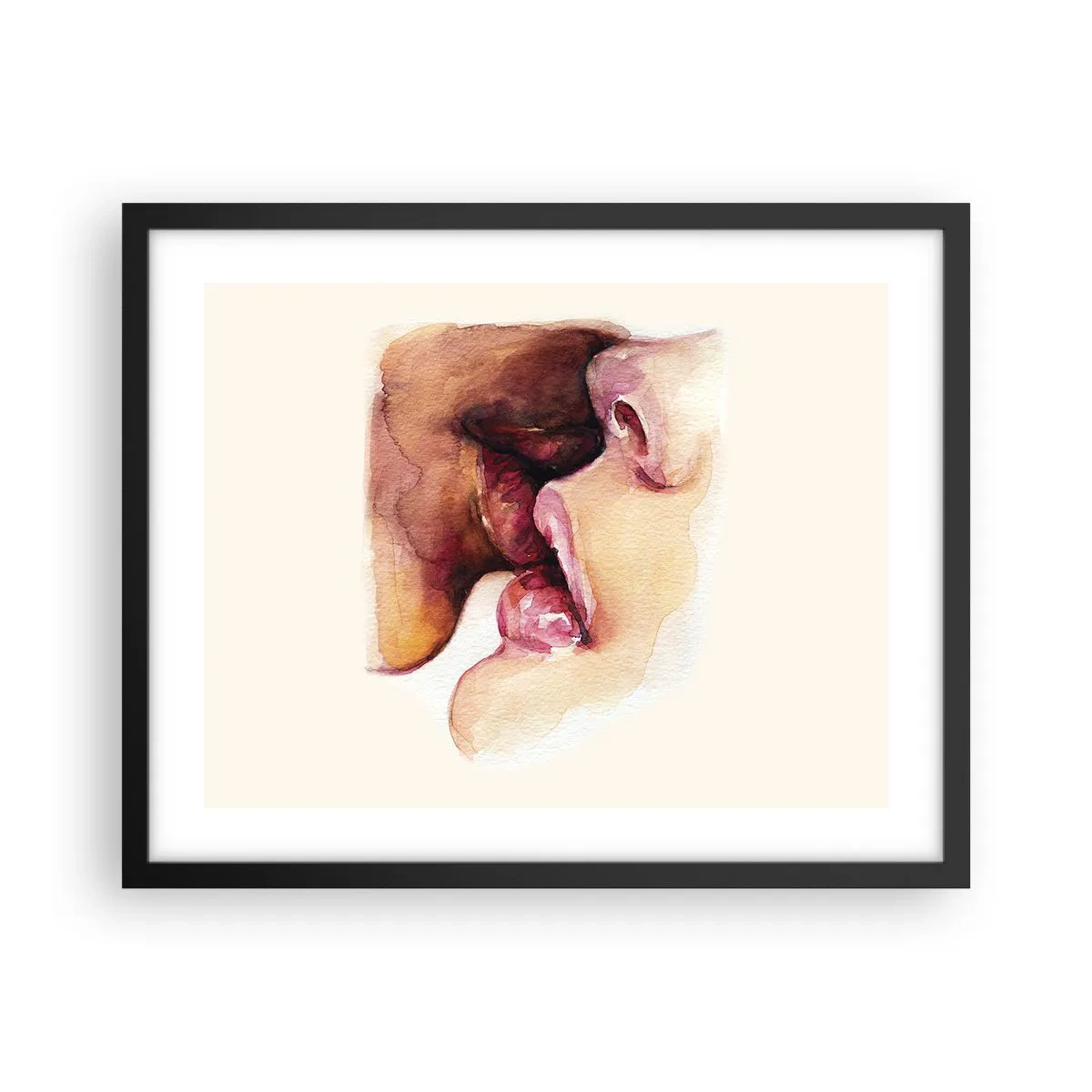 Poster in black frame - Like Night and Day, Earth and Heaven - 50x40 cm