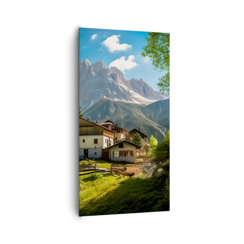 Canvas picture - Alpine Idyll - 65x120 cm