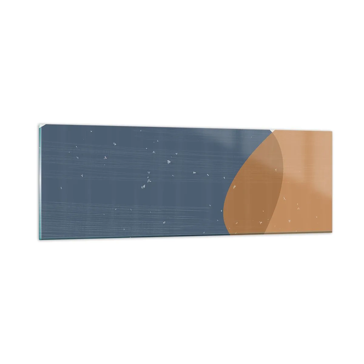 Glass picture - Ovals and Intersections - 90x30 cm