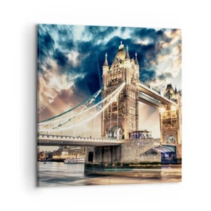 Canvas picture - Statue to Victorian Empire - 60x60 cm