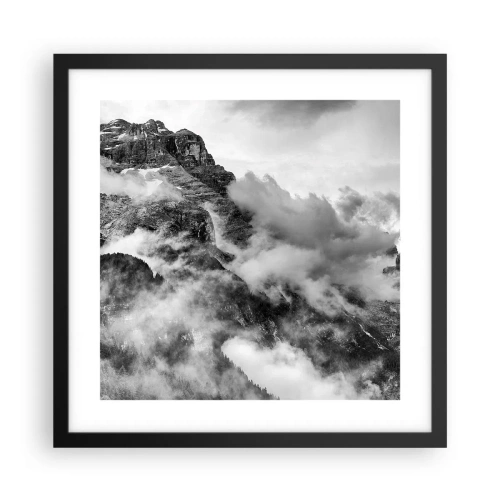 Poster in black frame - Beautiful and Cruel - 40x40 cm