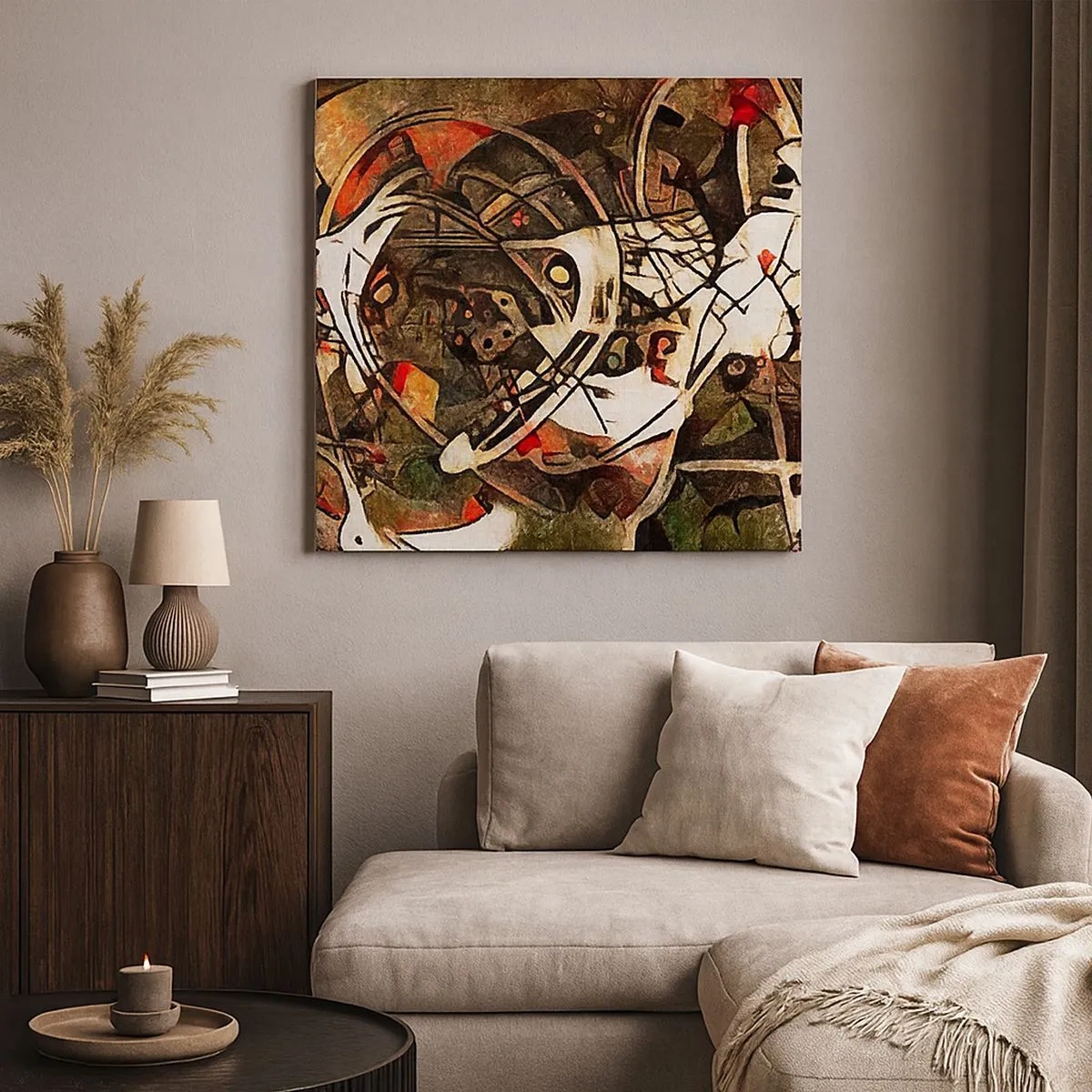 Canvas picture - Can You Hear Movement? - 30x30 cm