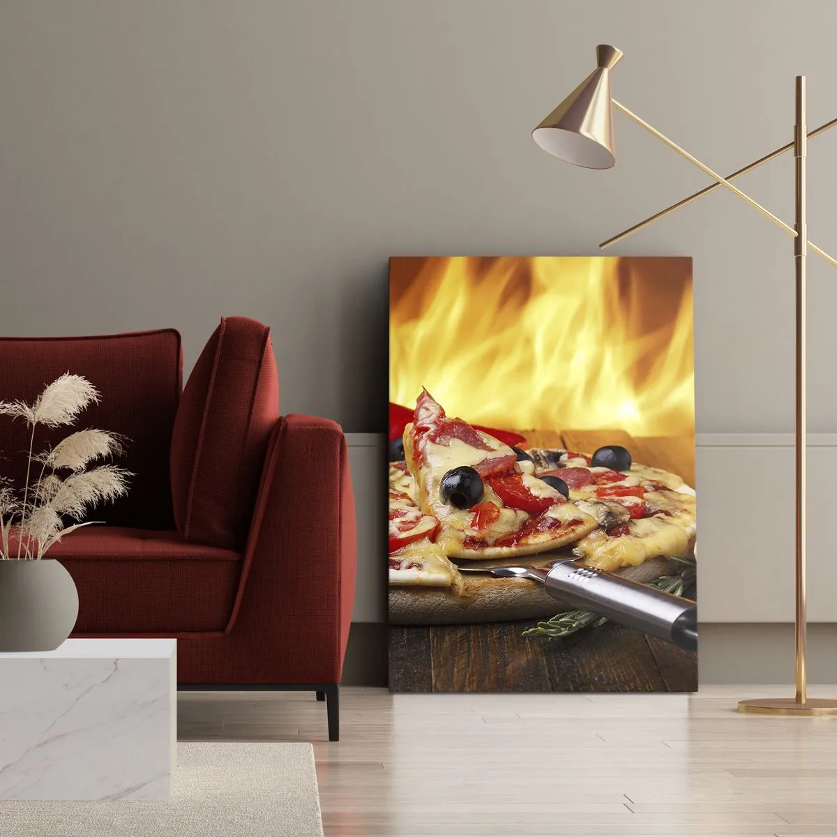 Canvas picture - From Italy with Love - 65x120 cm